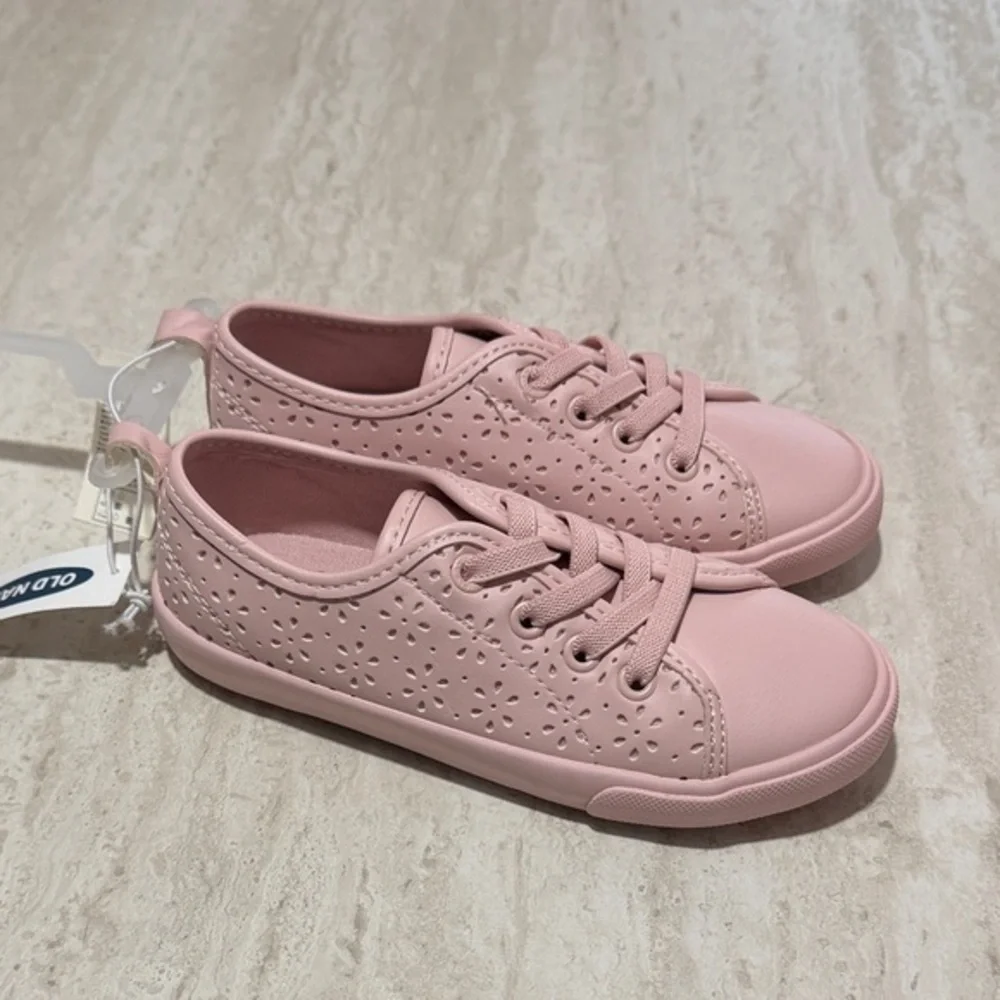 NWT Old Navy Pink Toddler Girl Sneakers *10
